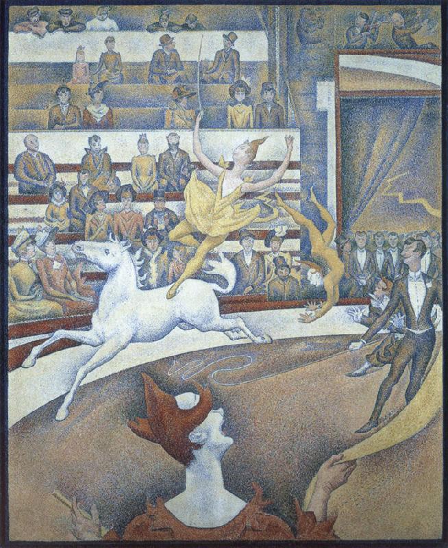 Georges Seurat circus Spain oil painting art